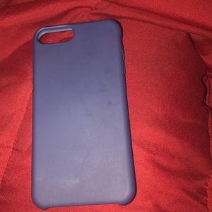 iphone 7/8 plus silicone navy blue micase